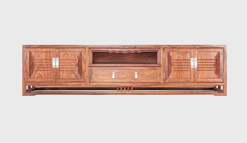 通州刺猬紫檀电视柜低柜现代中式全实木电视柜客厅高低柜